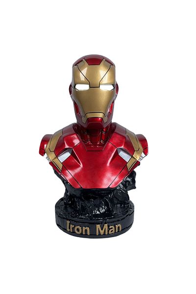 Choice Ironman (A) 16cm Iron Man Panther Bust Anime Figure Statue Marvel Avengers Large Figure Living Room