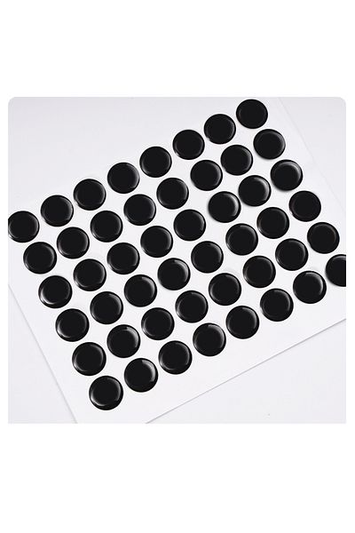 ITSkey All Black 50pcs/lot 14mm Kd Vvdi Sticker 14mm Vvdi Keydiy Kydz Remote Key Crystal Logo Badges Car Ke