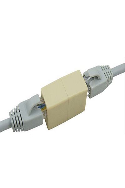 Choice 10 قطع 10 قطع موصل كابل شبكة إيثرنت مزدوج الرأس المستقيم لشبكة LAN وموصل Rj45 Cat 5 5e 6 6a