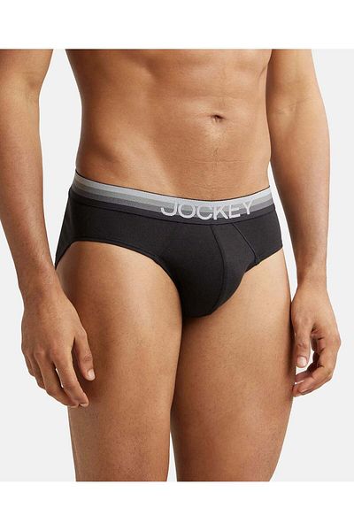 JOCKEY Zone Stretch Bikini Brief US07-01 Black