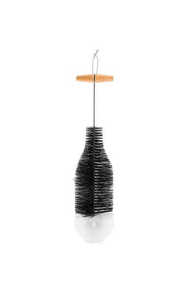 Choice 07 Soda Stream Bottle Brush Beechwood Handle Glassware Jars Cleaner Kitchen Cleaning Tool Drink Wine