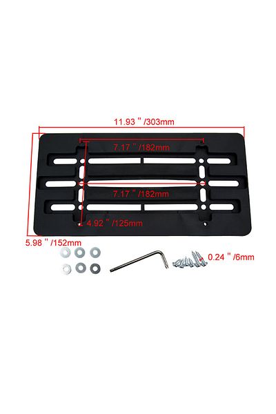 Choice Car Front Rear License Plate Bracket Mounting Kit Accessories For BMW 1 2 3 4 5 6 7 Series X1 X2 ...