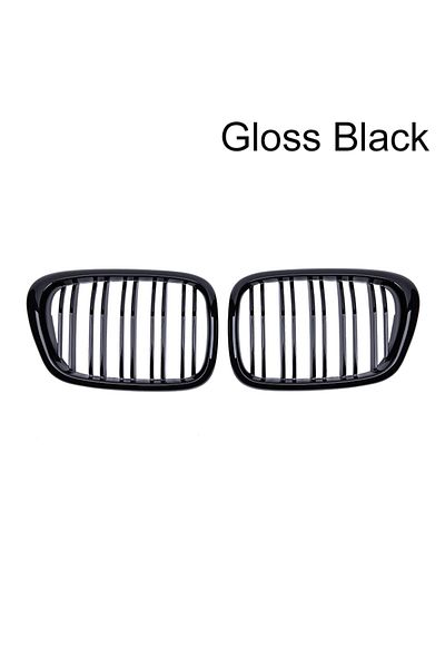 Choice Glossy Black For Bmw E39 5 Series 525 528 1999-2003 Glossy Black Grille Car Front Hood Racing Grille