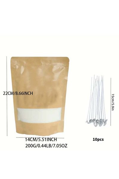 Choice Set 1 200g Pearl Candle And Candle Wicks- Sand Wax, Pearl Candle Wax, For Candle Making, Wedding,