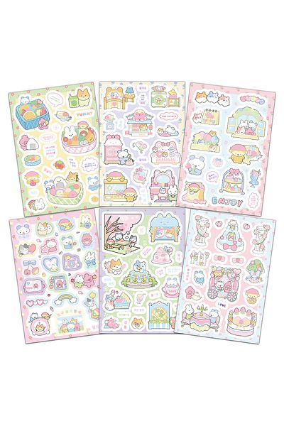Choice 8pcs 8pcs Spring Day Travel Stickers Diy Exquisite Handbooks Materials Phone Cases Laptop Suitcases