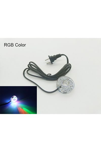 Choice مصباح LED صغير لحوض السمك يعمل بالطاقة الأمريكية ومقاوم للماء تحت الماء من نوع RGB