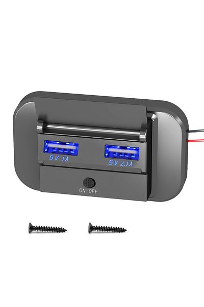 Choice Dual Usb 12v/24v In Car Usb Charging Socket Motorhome Usb Panel Mobile Charger Qc3.0 Pd3.0 Fast Cha