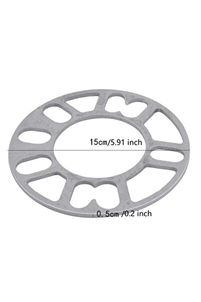 Choice قطعتان 5 مم، قطعتان عالميتان لفاصل عجلة السيارة، لوحة حشوات محول الإطا...