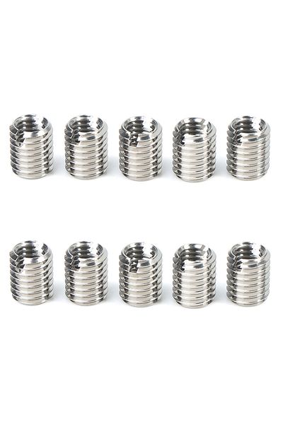 JETTING M8 To M6 10pcs Stainless Steel Thread Adapters Convert M8 8mm Male To M6 6mm Female
