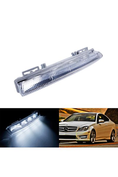 Choice 6000k White For Mercedes Benz W204 W212 R172 C207 White Led Drl Fog Daytime Running Light Lamp Left