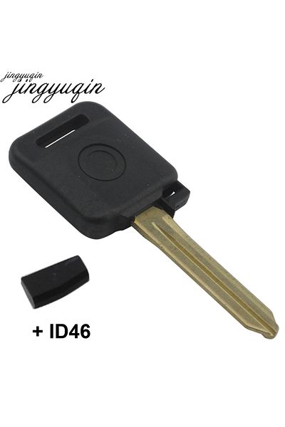 jingyuqin with ID46 Chip for NISSAN Teana Tiida Qashqai X-Trail Transponder Car Key Case Shell Re...