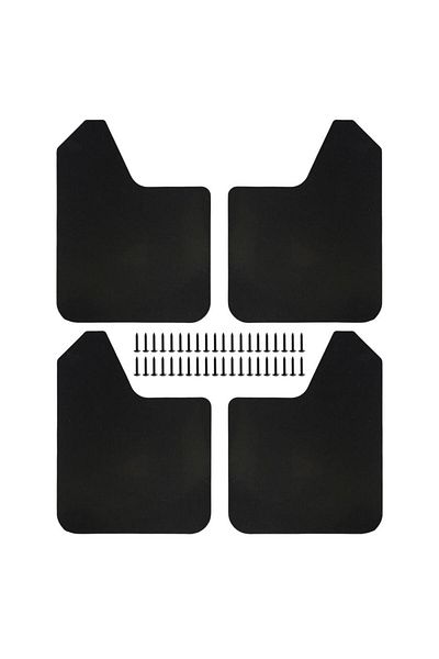 Choice 4Pieces Mudflaps Flaps Universal Exterior Parts Black Front and Rear Mudguard Mudflaps for Pickup...