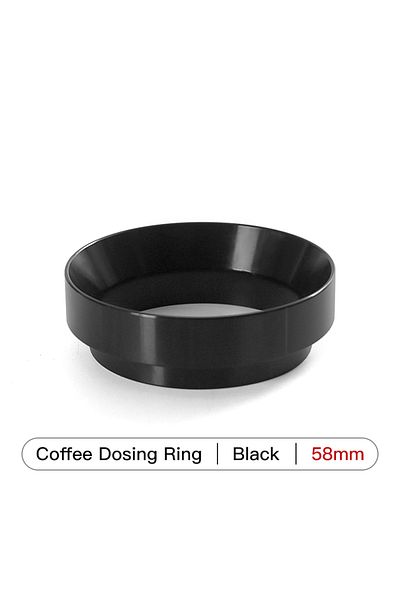 Choice Black 58mm Coffee Dosing Ring Espresso Dosing Funnle 51mm 53mm 58mm Magnetic For Delonghi Breville E