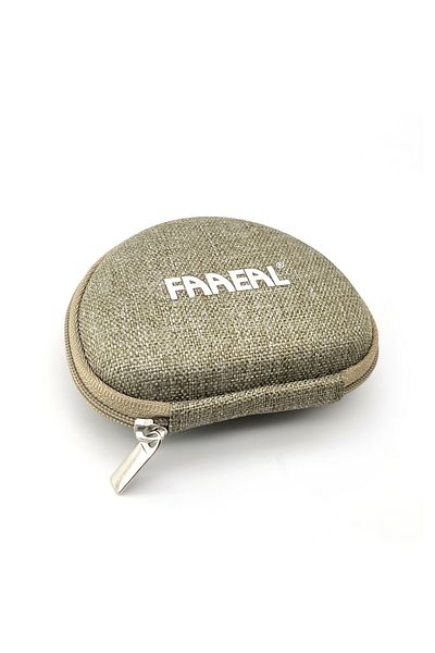 Choice Brown Faaeal Earphone Box Mini Storage Bag Pouch Portable Hard Case Zipper Earbuds Hold Container Fo