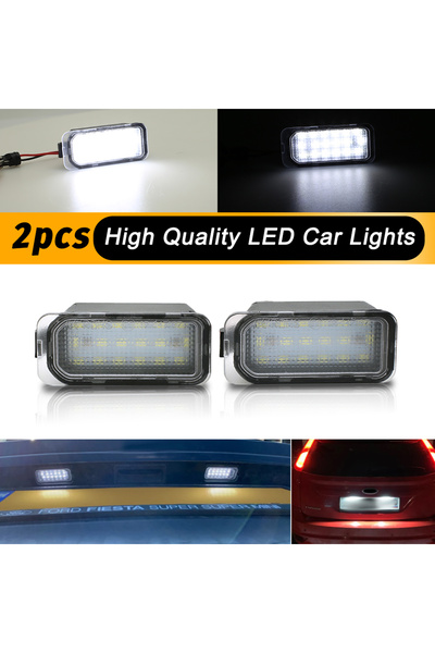 Choice LED License Plater No Error White For Ford Mondeo MK5 MK4 Kuga MK1 MK2...
