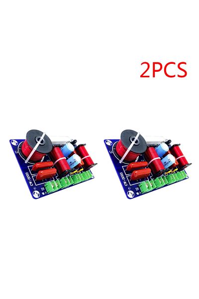 ALLOYSEED 2pcs 1/2pcs 3-way 250w 850/5200hz Frequency Divider Diy Speaker Filter Circuit Treble Medium Bass Hi