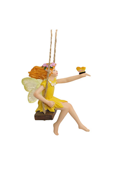 Choice قطعة واحدة صفراء من زهرة الأرجوحة المصنوعة يدويًا من الراتينج، قطعة دي...