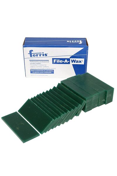 Choice Style4 Jewelry Carving Wax Block, Dark Green, Hard, 1 Pound, Sliced Casting Wax