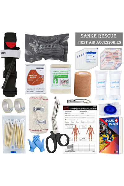 Choice إكسسوارات الإسعافات الأولية للبقاء على قيد الحياة، مجموعة كاملة من أدو...