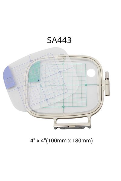 Choice 4x4in- Sa443(EF83) Sewing And Embroidery Hoop For Brother Innovis F480 Pe800 F440e Se1900 Pe770 Pe70