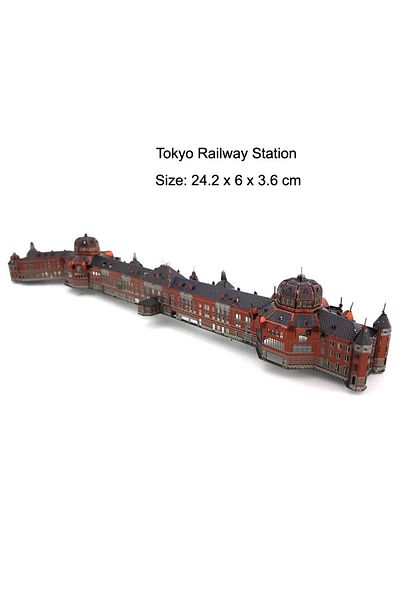 Choice Railway Station-cr Colorful Tokyo Railway Station 3d Metal Puzzle Diy Handmade Architectural Landsca