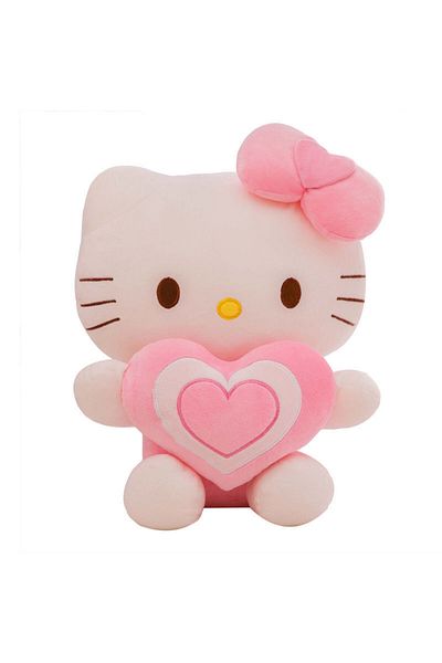 Choice 30cm Hello Kitty 30cm Kawaii Hello Kitty Plush Doll Anime Cartoon Animal Soft Stuffed Plushie Pillow