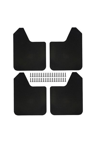 Choice 4Pieces Mudflaps Flaps Universal Exterior Parts Black Front and Rear Mudguard Mudflaps for Pickup...