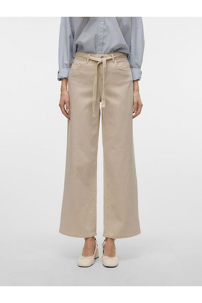 Vero Moda Weit geschnitten VMKARLIE Mittlere Taille Weiter Beinschnitt Jeans