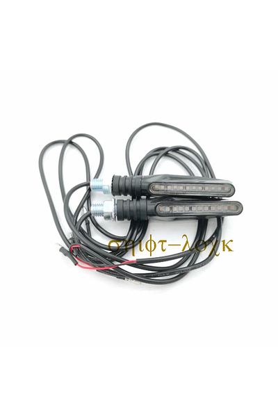 Choice Free shipping 60v One word shape turn signal for Citycoco Electric Scooter/motorcycle modified Ac...
