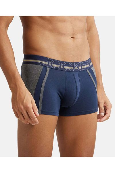 JOCKEY Zone Stretch Fashion Trunk US21-01 Blue