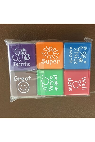 Choice 6 قطع من 6 مجموعات من أختام المعلمين لتقييم الفصل الدراسي، أختام مدح م...