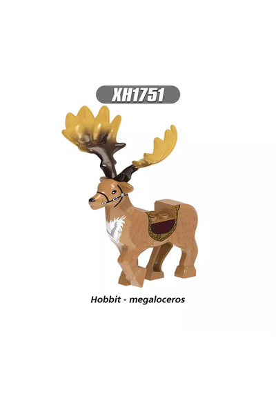 Choice NO.1751 Medieval War Series Elf Warriors Animals Building Blocks Brown...