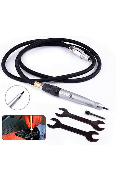 SI FANG Air pencil set High Speed Pneumatic Air Pencil Die Grinder Kit Scribe Hammer Engraving Lettering Too