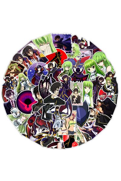 Choice Dmtz556-50pcs 50pcs Code Geass Cartoon Graffiti Stickers Suitcase Laptop Water Bottle Waterproof Sti