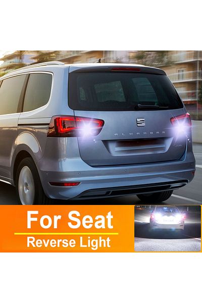 Choice 2 قطعة مصباح عكسي LED مصباح احتياطي T15 W16w لمقعد Alhambra Mk2 Ibiza Mk5 Kj 2017 2018 2019 202...