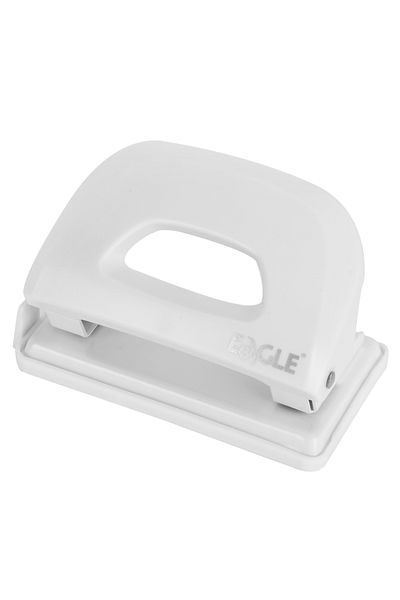 Choice 2 White Eagle 2 Holes Paper Puncher，12-sheet Capacity，with Residue Container，adjustable Paper Guides