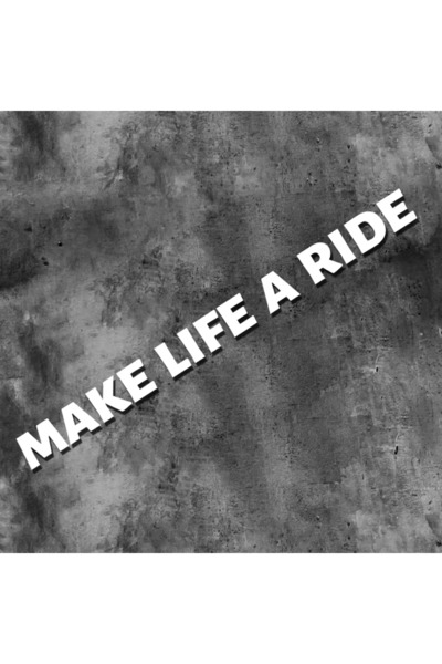 Choice ملصقات خوذة دراجة نارية بيضاء من MAKE LIFE A RIDE، خزان دراجة نارية، د...