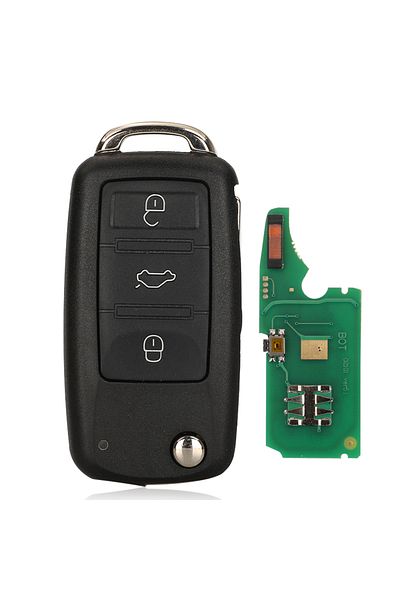 jingyuqin 433mhz Kr55wk45021 3 Buttons Full Key Kr55wk45021/45022 Remote Car Key For Vw/volkswagen P