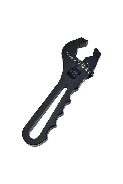 Choice Black Adjustable An Fitting Wrench 3an-16an Fitting Spanner Lightweight Aluminum，for An Hose Fitting