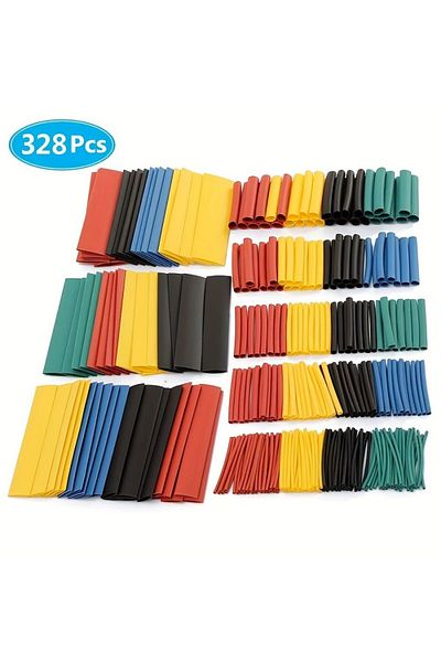 Choice 328pcs 328pcs Heat Shrinkable Tubing Wire Protection Sleeve Insulated Heat Shrinkable Tubing Boxed C