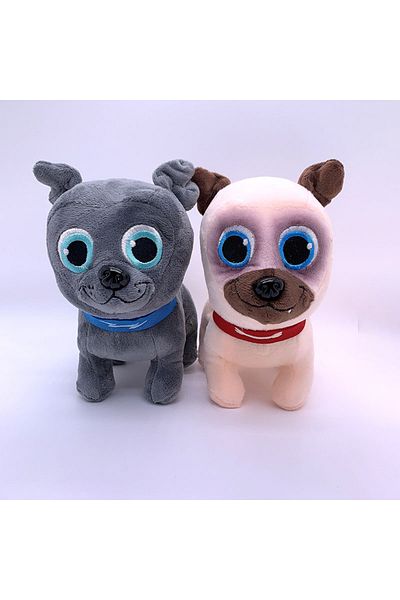 Choice 20cm 2pcs Per Set 20cm Puppy Dog Pals Plush Toys Cartoon Animal Dog Plushie Toys Soft Stuffed Puppy