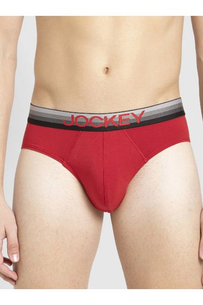 JOCKEY Zone Stretch Bikini Brief US07-01 Red