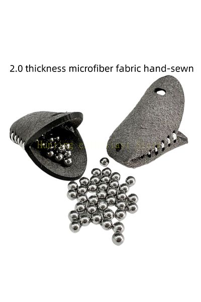Choice 5pcs Large Capacity Rubber Band Leather Pocket Slingshot Accessories Tensile Rubber Shooting Steel B