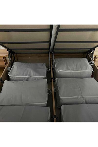 Bayev 1  Adet Büyük Boy Antrasit Bazaaltı Hurç 64 X 45 X 22 Cm