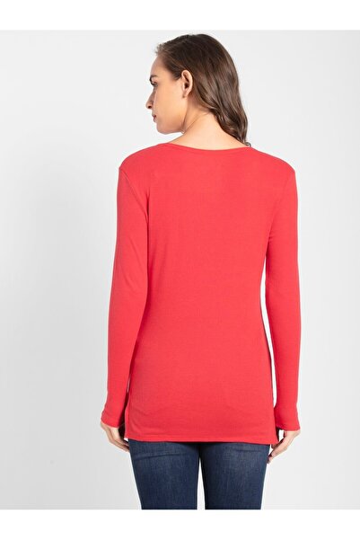 JOCKEY USA Original Womens Loung Wr Full Slv Henley UL15-01 Gray