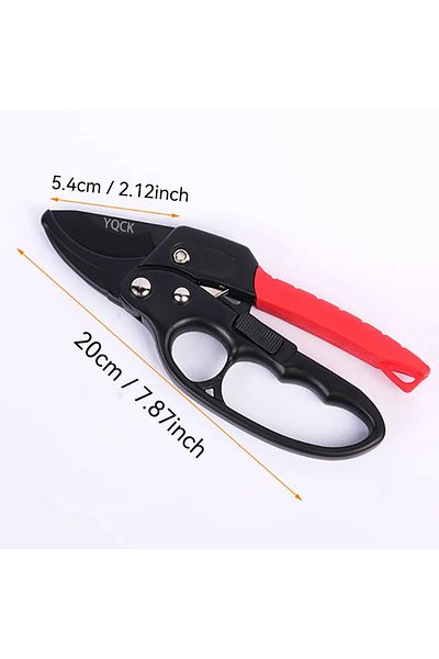 Choice Red Car Removal Tool Scissors Sk-5 Steel Pruner Shears Pruning Gardening Scissors Built-in Spring Cu