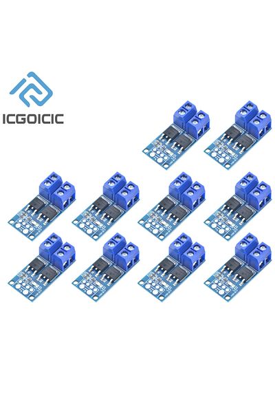 Choice 10pcs 10pcs High Power Mos Tube Field Effect Switch Trigger Switch Driver Module Pwm Adjustable Elec