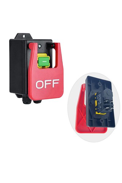 Choice 4 Pin No Power Line Single Phase Safety Zero Voltage Switch With Plug,machine Switch For Quickly Tur