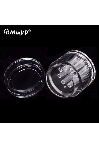 Choice Aquarium Planaria Trap Crystal Red Shrimp Worm Trap Transparent 8-Hole Leech Proteinworm Pest Cat...