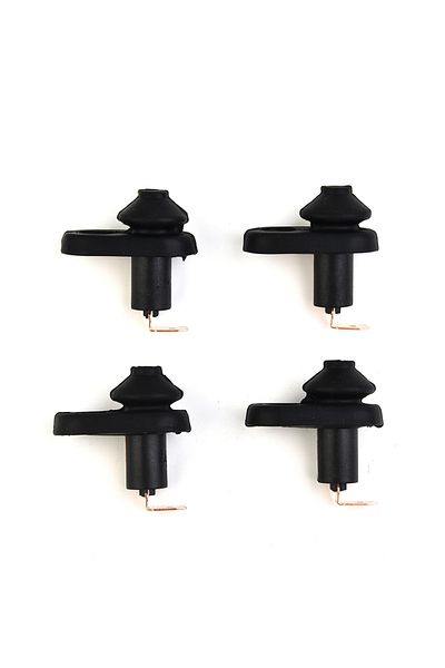 Choice 4pcs Universal Black Car Interior Door Light Lamp Switch Vehicle Button Door Switch Door Light Sw...